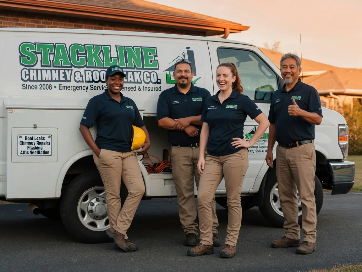 Chimney flashing repair company in Central Village, CT